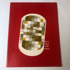 3/$12! Let's Take Milk Apart Vtg 1970 Science Experiment Booklet Dairy Council